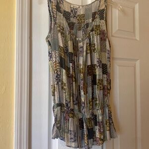Bohemian patchwork top size M